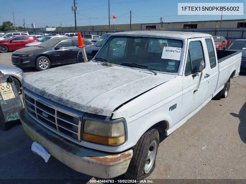 1993 Ford F150 VIN: 1FTEX15N0PKB56002 Lot: 40484763