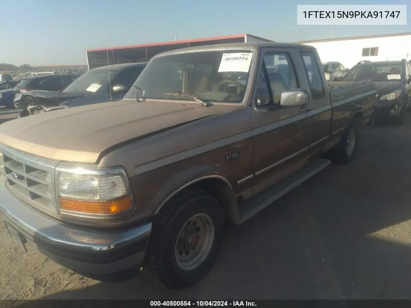 1993 Ford F150 VIN: 1FTEX15N9PKA91747 Lot: 40500554