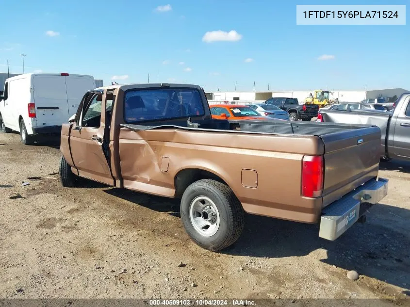 1993 Ford F150 VIN: 1FTDF15Y6PLA71524 Lot: 40509103