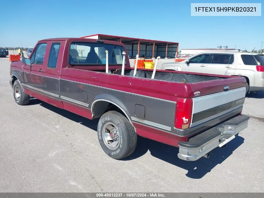 1993 Ford F150 VIN: 1FTEX15H9PKB20321 Lot: 40513237