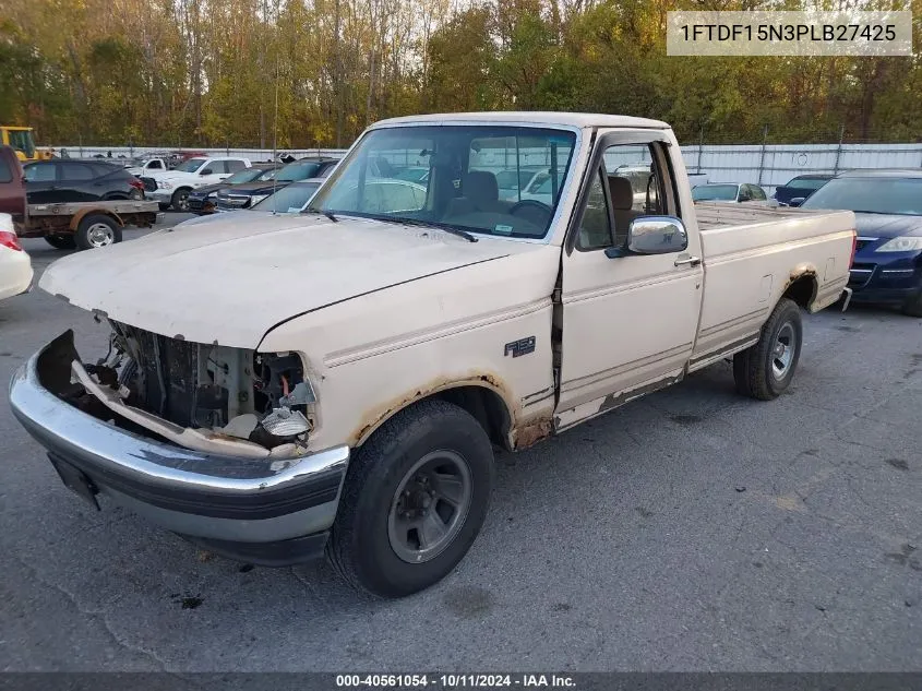 1993 Ford F150 VIN: 1FTDF15N3PLB27425 Lot: 40561054