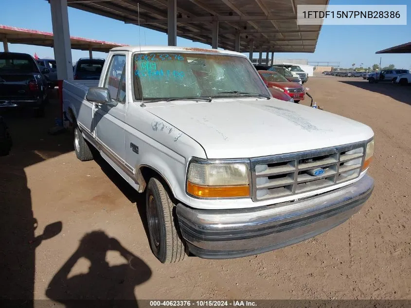 1993 Ford F150 VIN: 1FTDF15N7PNB28386 Lot: 40623376