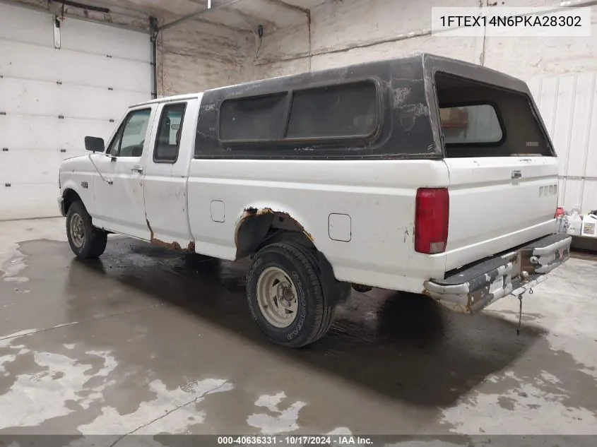 1993 Ford F150 VIN: 1FTEX14N6PKA28302 Lot: 40636331