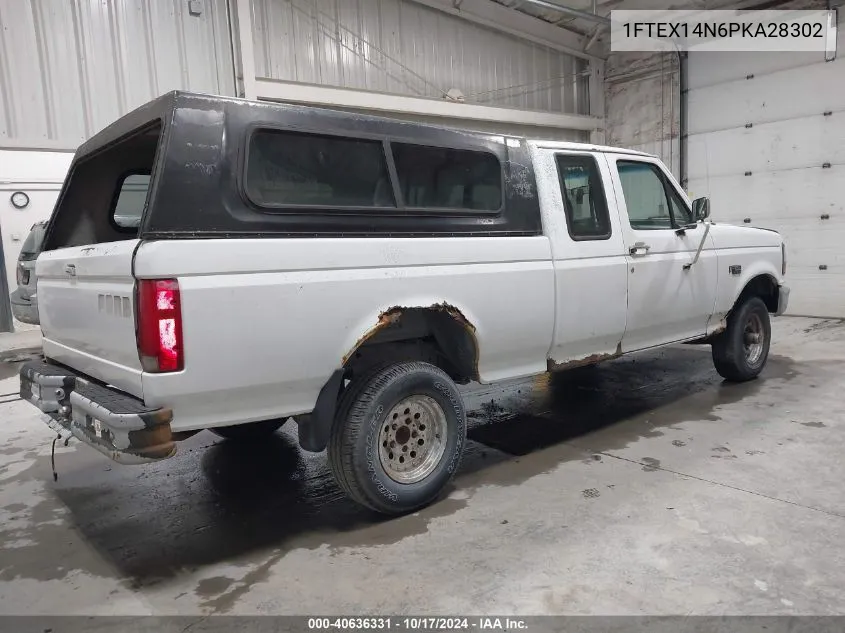 1993 Ford F150 VIN: 1FTEX14N6PKA28302 Lot: 40636331