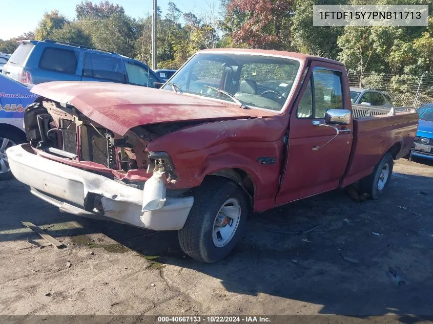 1993 Ford F150 VIN: 1FTDF15Y7PNB11713 Lot: 40667133