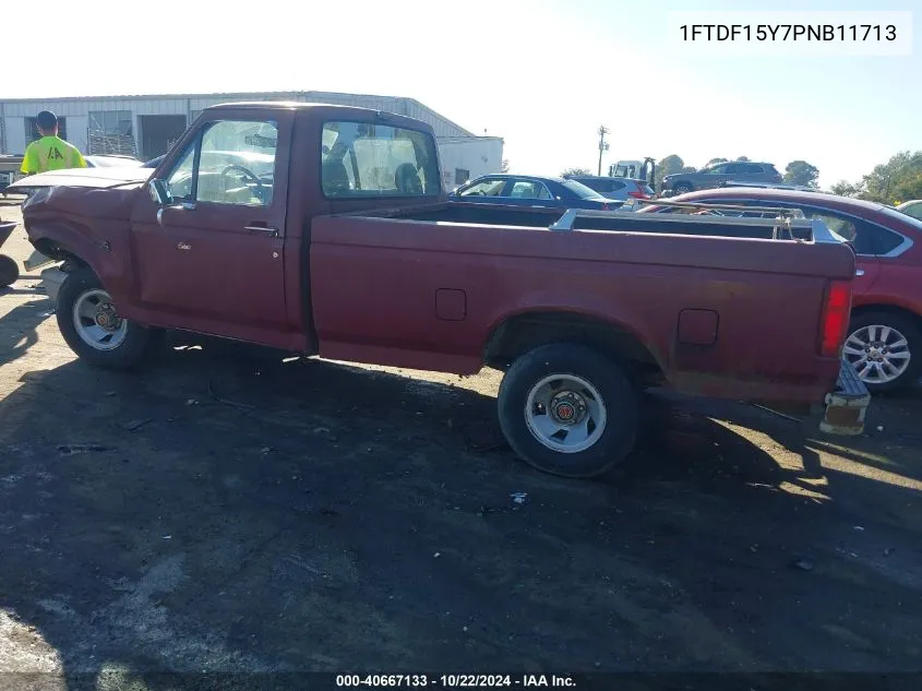 1993 Ford F150 VIN: 1FTDF15Y7PNB11713 Lot: 40667133