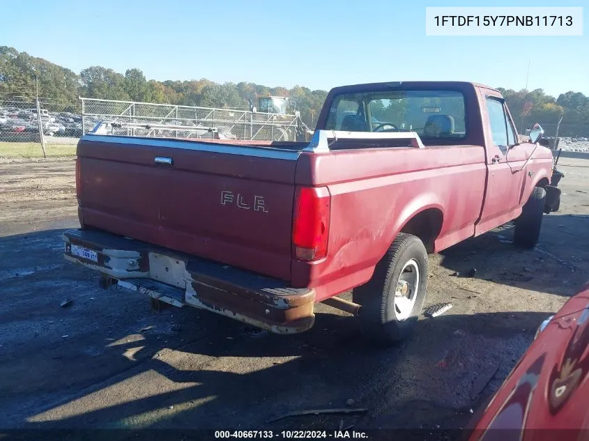 1993 Ford F150 VIN: 1FTDF15Y7PNB11713 Lot: 40667133