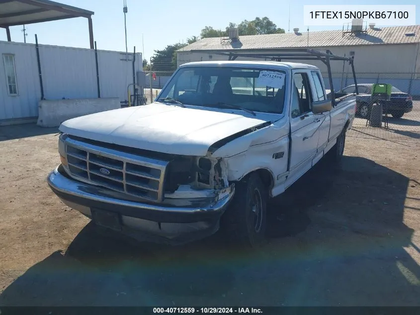 1993 Ford F150 VIN: 1FTEX15N0PKB67100 Lot: 40712559