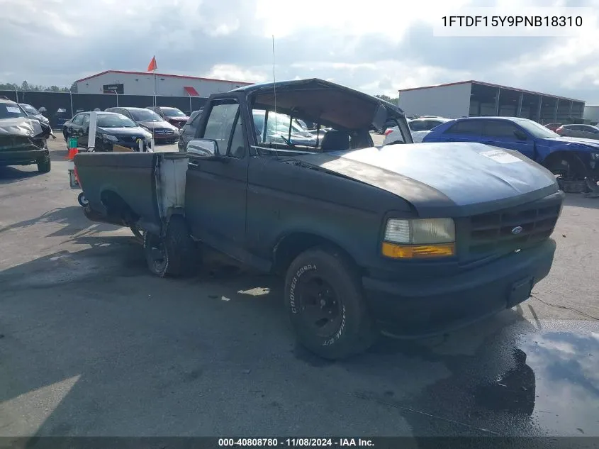 1993 Ford F150 VIN: 1FTDF15Y9PNB18310 Lot: 40808780