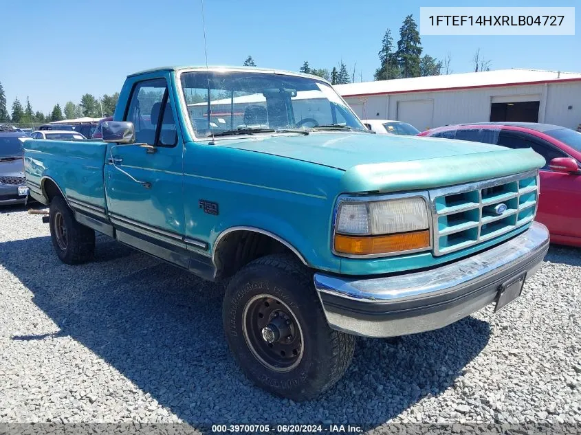 1994 Ford F150 VIN: 1FTEF14HXRLB04727 Lot: 39700705