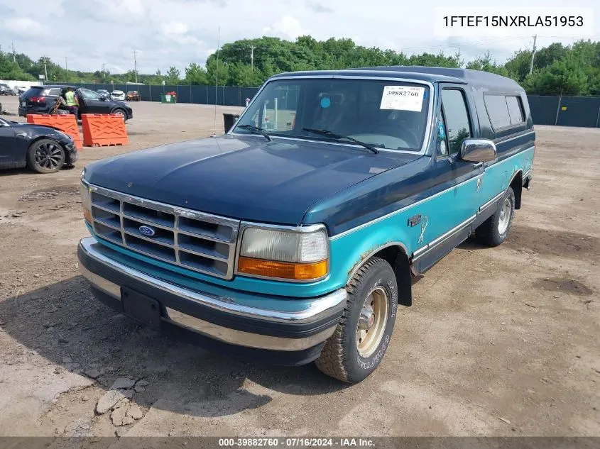 1994 Ford F150 VIN: 1FTEF15NXRLA51953 Lot: 39882760