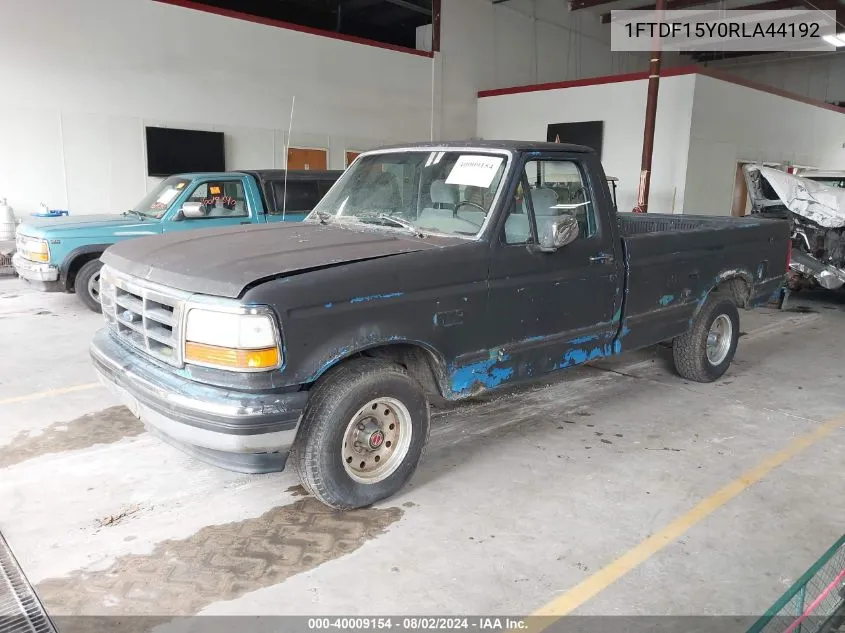 1994 Ford F150 VIN: 1FTDF15Y0RLA44192 Lot: 40009154