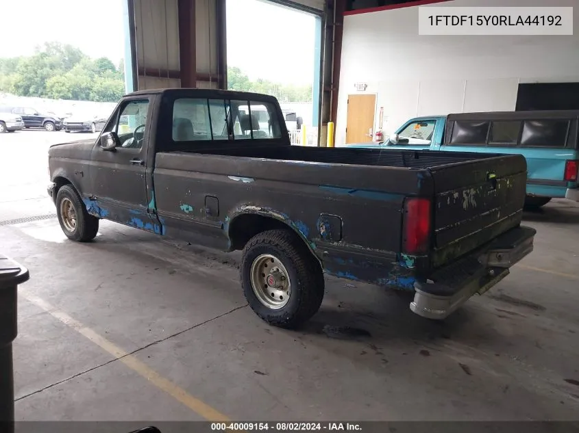 1994 Ford F150 VIN: 1FTDF15Y0RLA44192 Lot: 40009154