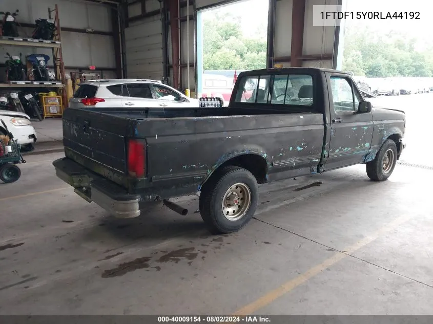 1994 Ford F150 VIN: 1FTDF15Y0RLA44192 Lot: 40009154