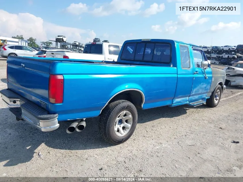 1994 Ford F150 VIN: 1FTEX15N7RKA22901 Lot: 40095621