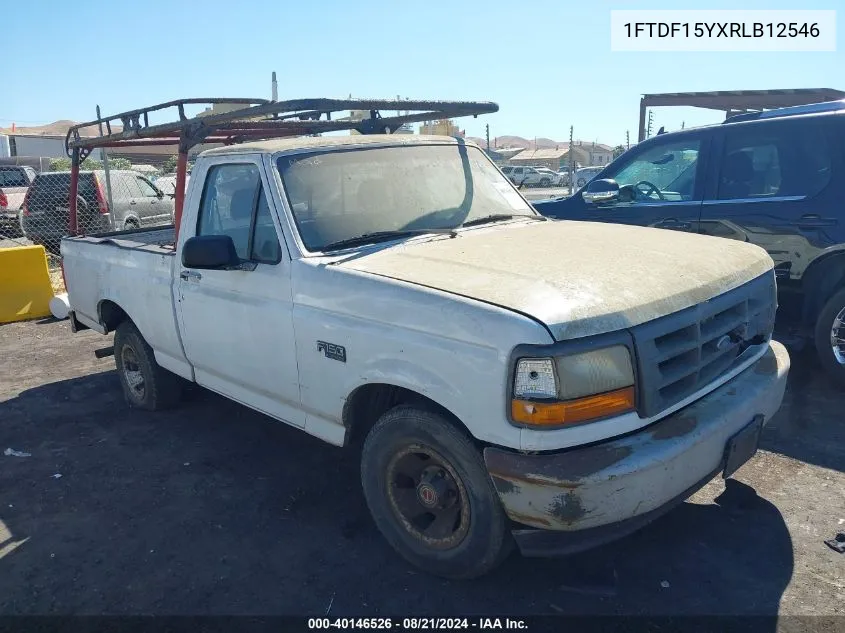 1994 Ford F150 VIN: 1FTDF15YXRLB12546 Lot: 40146526