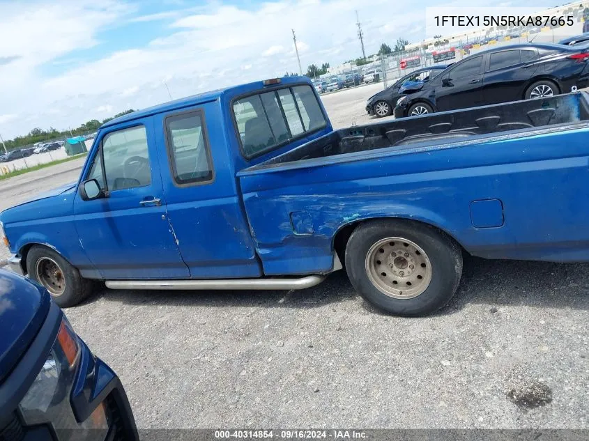 1994 Ford F150 VIN: 1FTEX15N5RKA87665 Lot: 40314854