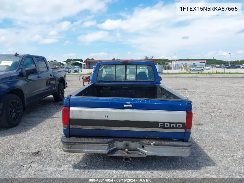 1994 Ford F150 VIN: 1FTEX15N5RKA87665 Lot: 40314854