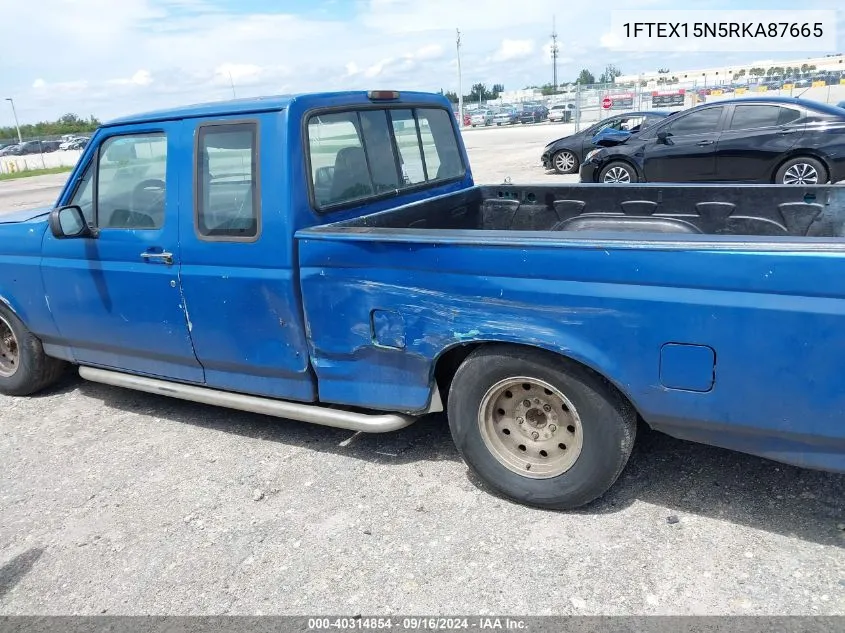 1994 Ford F150 VIN: 1FTEX15N5RKA87665 Lot: 40314854