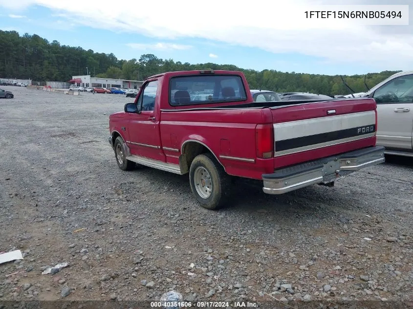 1994 Ford F150 VIN: 1FTEF15N6RNB05494 Lot: 40351606