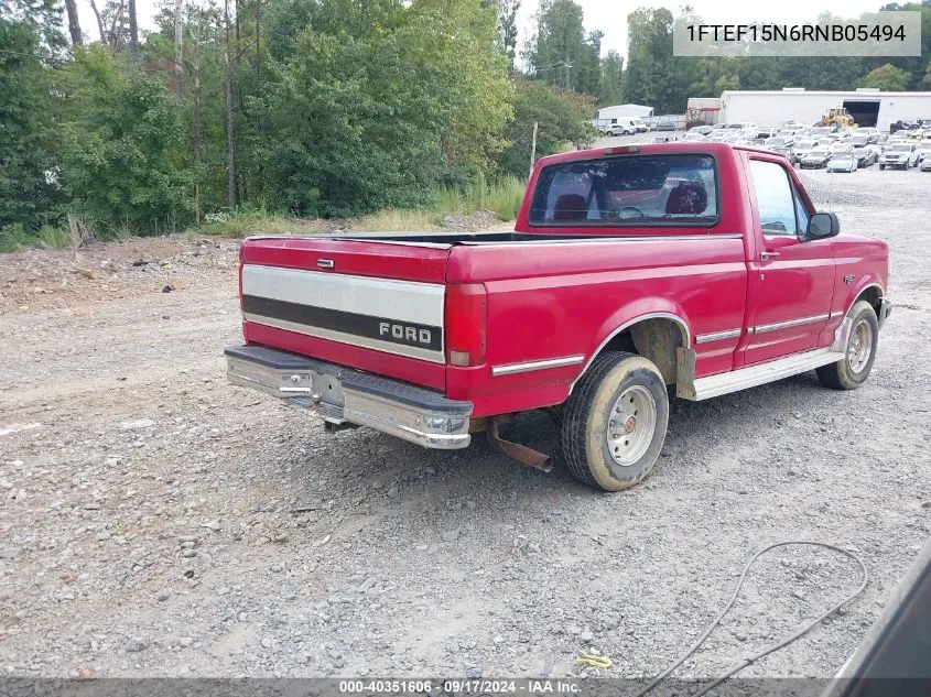 1994 Ford F150 VIN: 1FTEF15N6RNB05494 Lot: 40351606