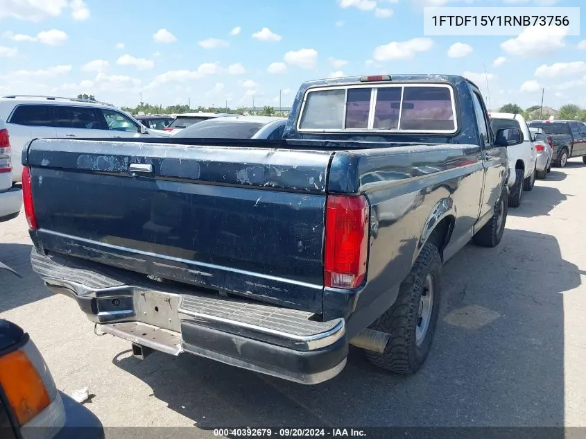 1994 Ford F150 VIN: 1FTDF15Y1RNB73756 Lot: 40392679