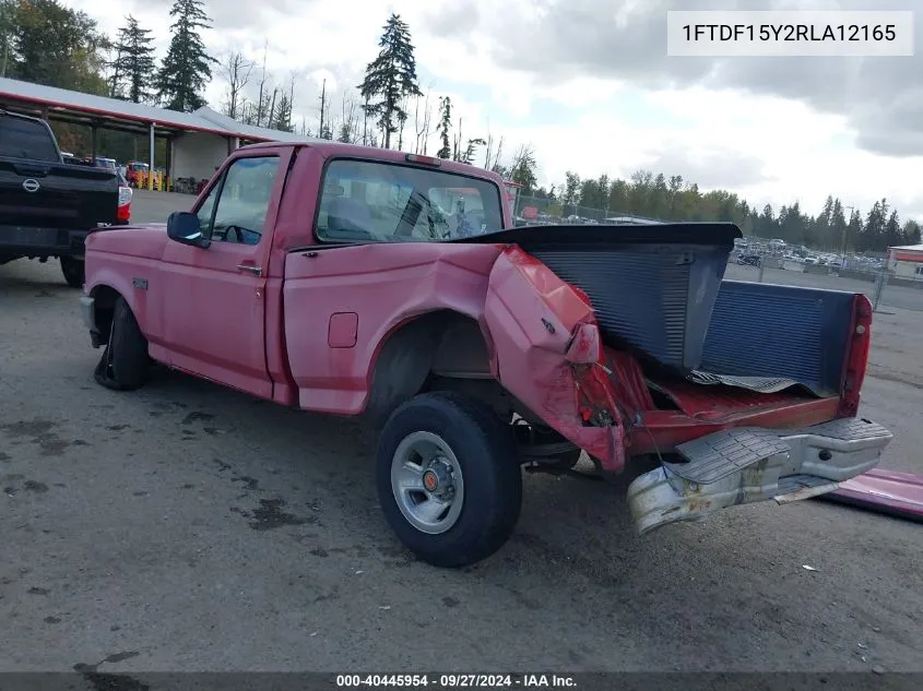 1994 Ford F150 VIN: 1FTDF15Y2RLA12165 Lot: 40445954