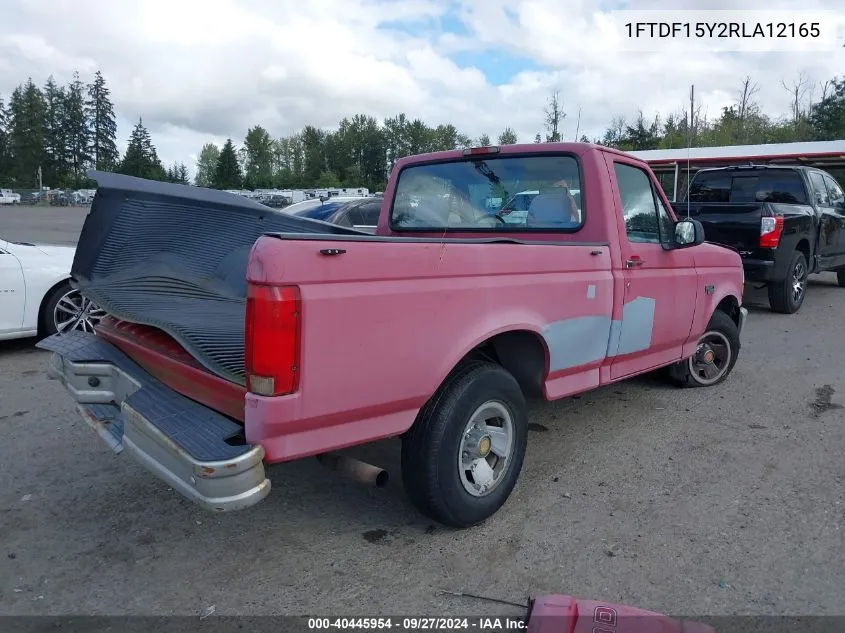 1994 Ford F150 VIN: 1FTDF15Y2RLA12165 Lot: 40445954