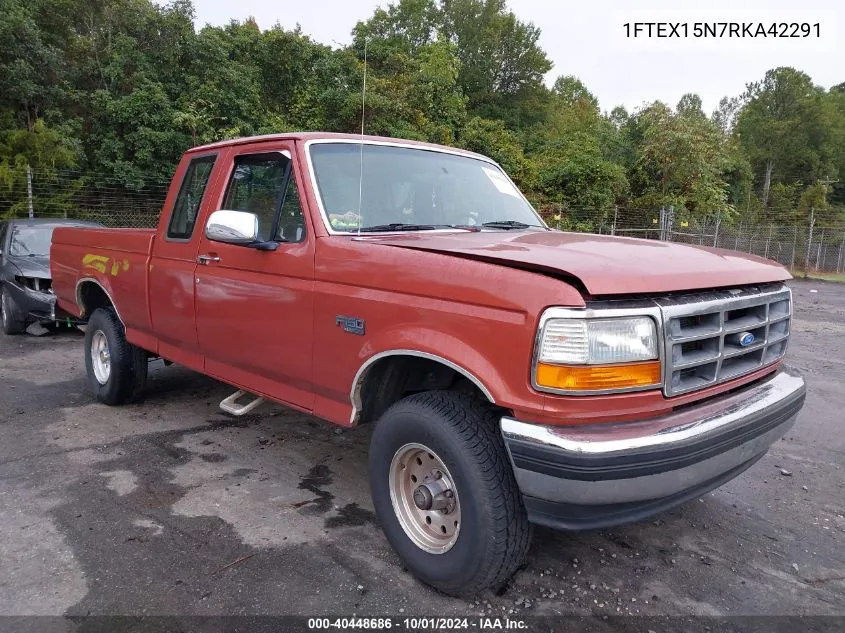 1994 Ford F150 VIN: 1FTEX15N7RKA42291 Lot: 40448686