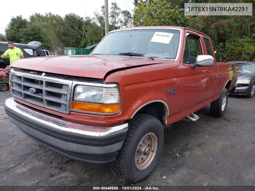 1994 Ford F150 VIN: 1FTEX15N7RKA42291 Lot: 40448686