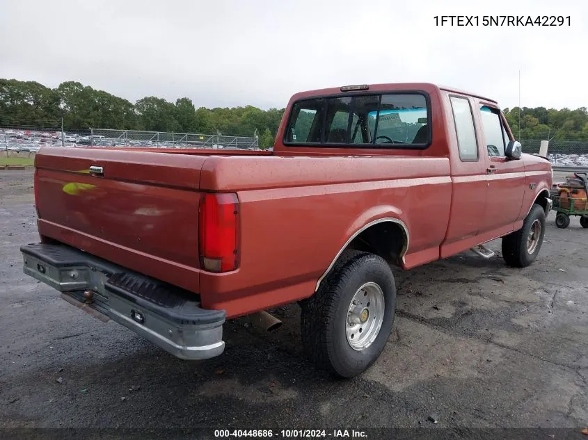 1994 Ford F150 VIN: 1FTEX15N7RKA42291 Lot: 40448686