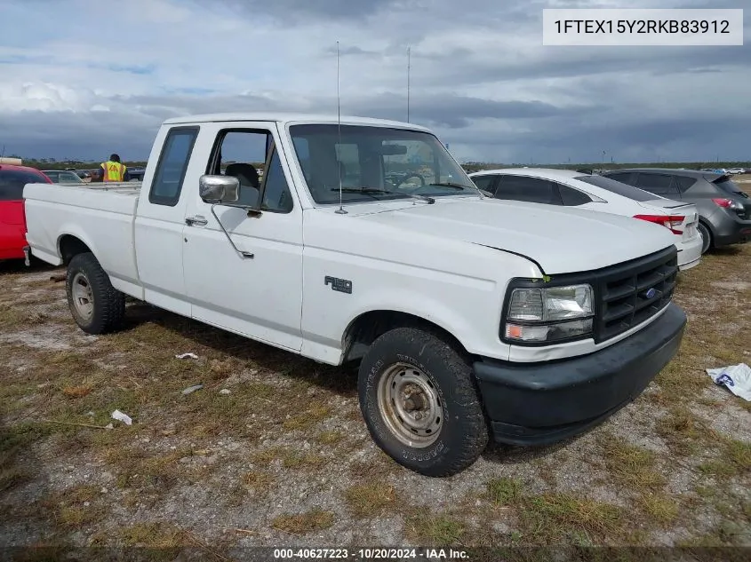 1994 Ford F150 VIN: 1FTEX15Y2RKB83912 Lot: 40627223