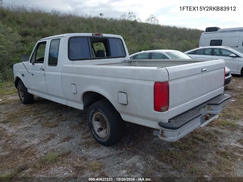 1994 Ford F150 VIN: 1FTEX15Y2RKB83912 Lot: 40627223