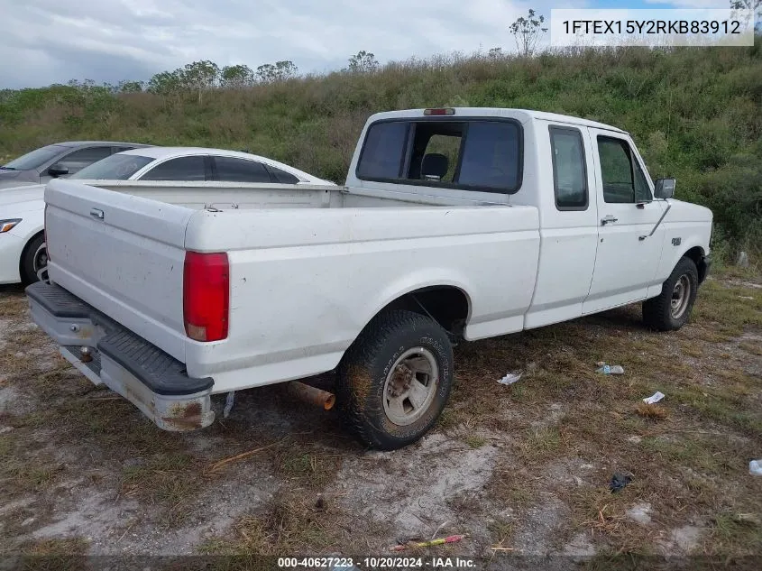 1994 Ford F150 VIN: 1FTEX15Y2RKB83912 Lot: 40627223