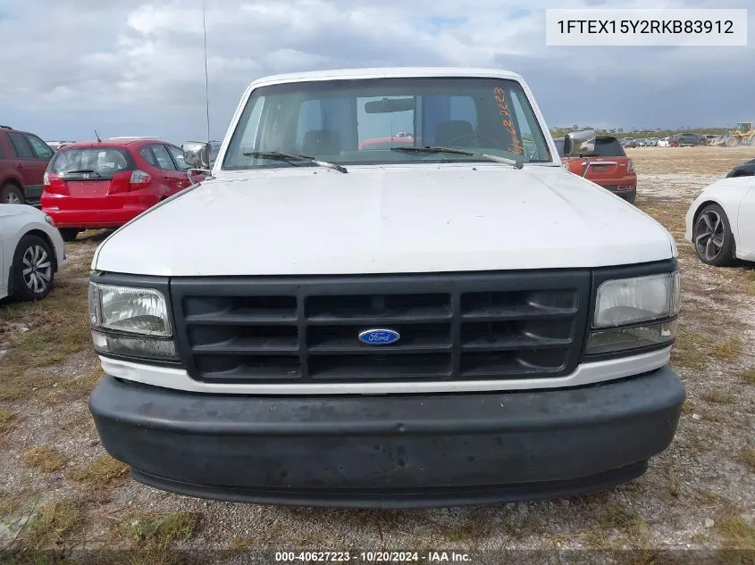 1994 Ford F150 VIN: 1FTEX15Y2RKB83912 Lot: 40627223