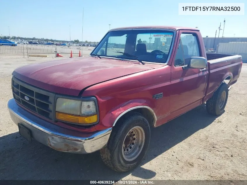 1994 Ford F150 VIN: 1FTDF15Y7RNA32500 Lot: 40639234