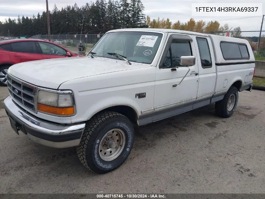 1994 Ford F150 VIN: 1FTEX14H3RKA69337 Lot: 40715745