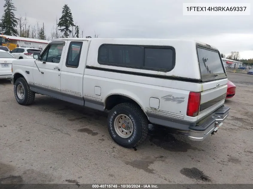 1994 Ford F150 VIN: 1FTEX14H3RKA69337 Lot: 40715745