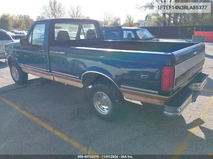 1994 Ford F150 VIN: 1FTEF14N3RLA85377 Lot: 40723278