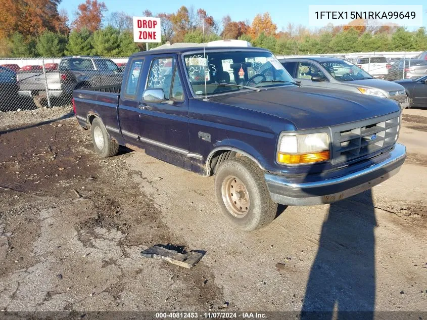 1994 Ford F150 VIN: 1FTEX15N1RKA99649 Lot: 40812453