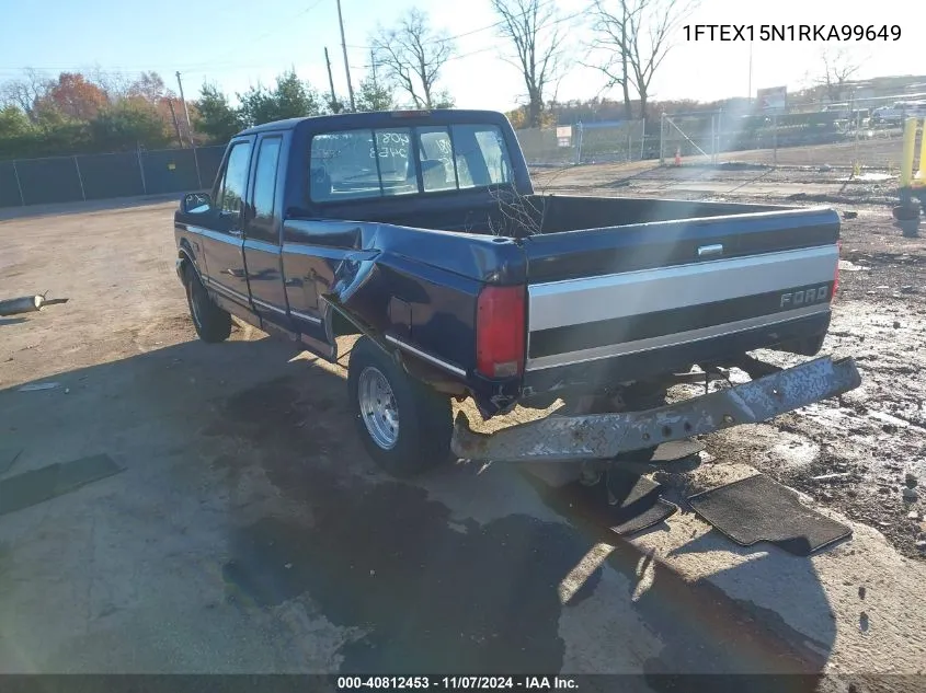 1994 Ford F150 VIN: 1FTEX15N1RKA99649 Lot: 40812453