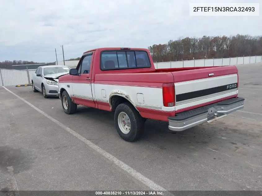 1994 Ford F150 VIN: 2FTEF15N3RCA32493 Lot: 40835210