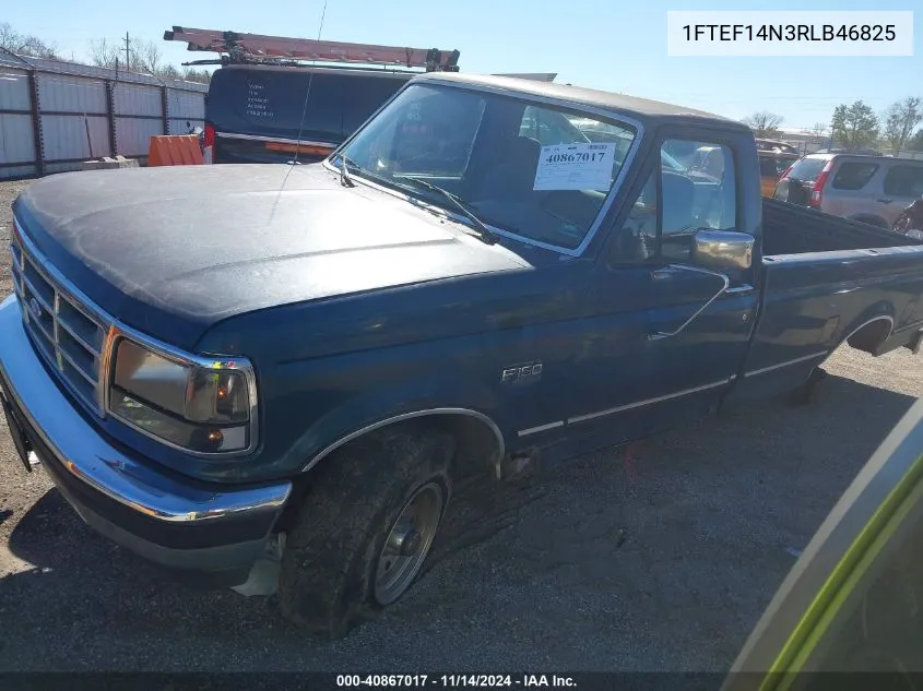 1994 Ford F150 VIN: 1FTEF14N3RLB46825 Lot: 40867017