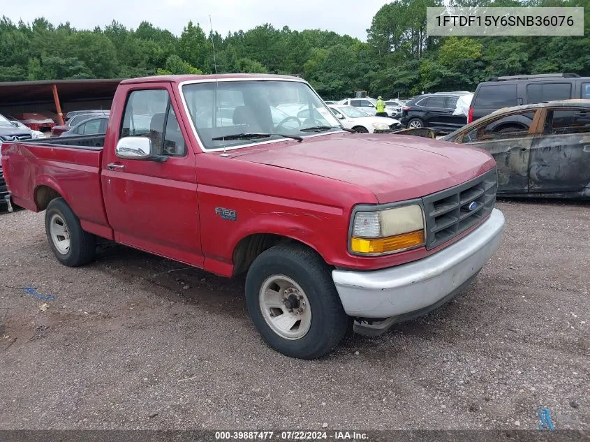 1995 Ford F150 VIN: 1FTDF15Y6SNB36076 Lot: 39887477