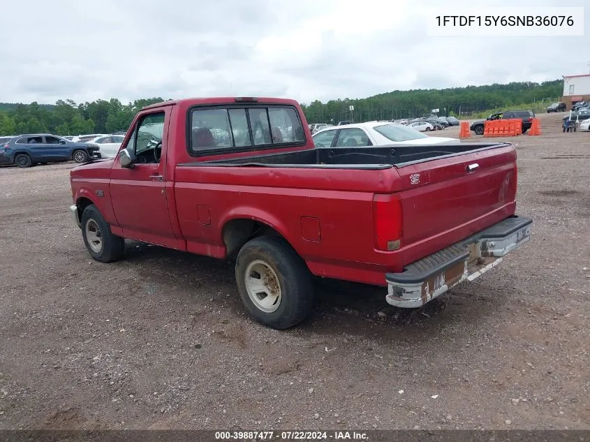 1995 Ford F150 VIN: 1FTDF15Y6SNB36076 Lot: 39887477