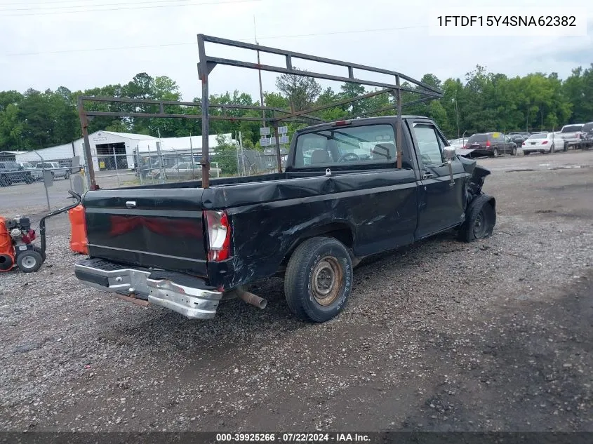 1995 Ford F150 VIN: 1FTDF15Y4SNA62382 Lot: 39925266