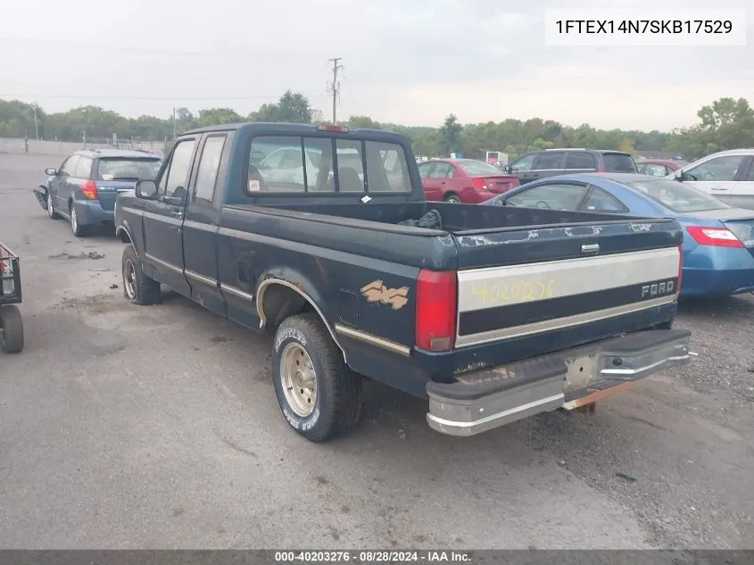 1995 Ford F150 VIN: 1FTEX14N7SKB17529 Lot: 40203276