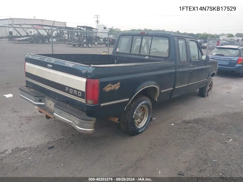 1995 Ford F150 VIN: 1FTEX14N7SKB17529 Lot: 40203276