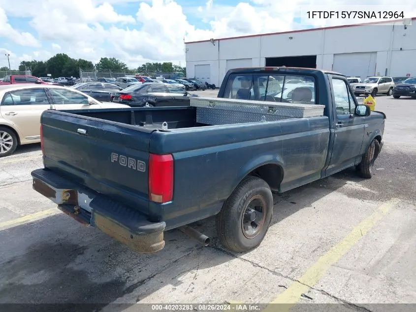 1995 Ford F150 VIN: 1FTDF15Y7SNA12964 Lot: 40203283