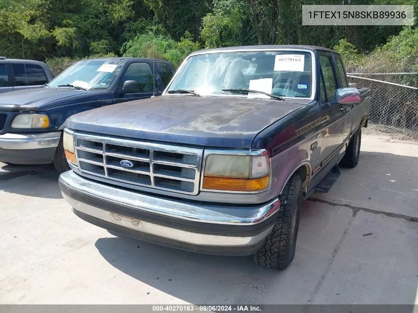 1995 Ford F150 VIN: 1FTEX15N8SKB89936 Lot: 40270163